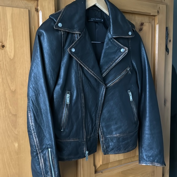 Zara Leather jacket - Picture 1 of 7